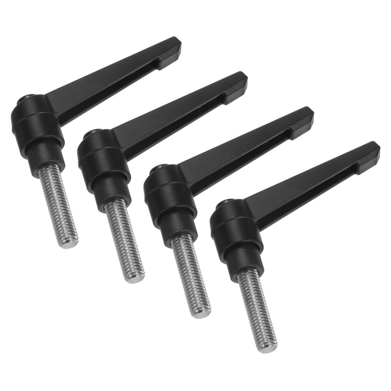 sourcing map 4pcs Clamping Lever Handles, M8 x 30mm 304