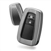 Carmate DZ570 Car Key Cover, Carbon-tone & Gun Metal