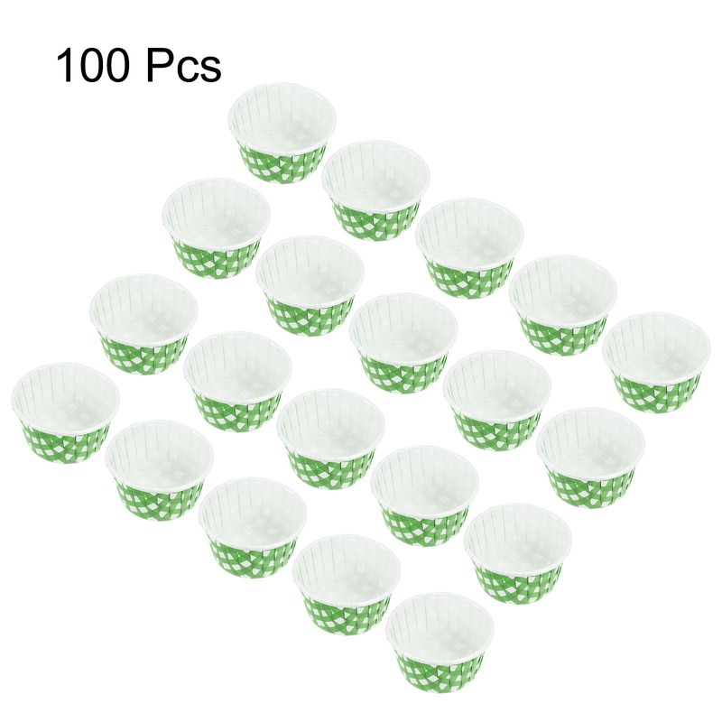 HARFINGTON 100 Pcs Standard Cupcake Liners Cupcake Cups Disposable Oven