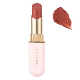 to/one (tone) Color Blossom 15 Citrus Sands Lip Lipstick, Naturally Derived Ingredients, Glossy, Moisturizing