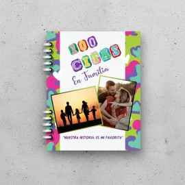 Cuaderno 100 Citas En Familia / Libro Citas / Agenda Citas