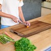 Acacia Wood Cutting Board for Kitchen, 20'' X 15'' X