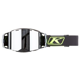 KLIM Edge Frameless Snow Goggle (Focus Black Fiery Red, Dark Smoke Red Mirror)
