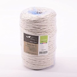 Vaessen Creative Twine String, White, 2mm x 150m, Cotton Mix MacramÃ© Rope for Gardening, Threading Beads, Boho DÃ©cor, Making Friendship Bracelets and DIY Crafts, 2 mm x 150 m