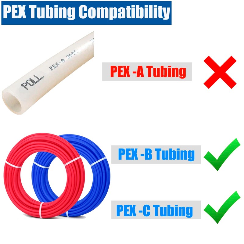 WHK 12 Pack 1/2" Press Propress x 1/2" PEX Adapter