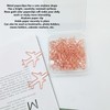 80pcs Airplane Shaped Paper Clips Rose Gold Prevent Rust Plane