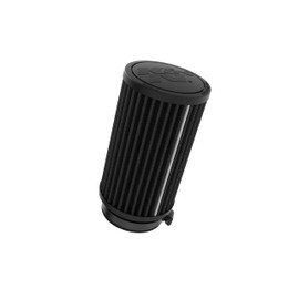 K&N Universal ClampOn Air Filter: Dry Synthetic, Washable, Oil-Free, Replacement Engine Filter: Flange Diameter: 2.5 In, Filter Height: 6 In, Flange Length: 0.875 In, Shape: Round Straight, RU-3131HBK