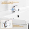 Bathroom Tap with Pull Rod, Small Single Lever Basin Mixer