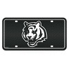 Rico Cincinnati Bengals Metal Auto Tag License Plate, Carbon Fiber Design, 6x12 Inch