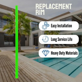 Piranha PA575 Professional Swimming Pool Leaf Net Rim  Durable Pool Net Rim