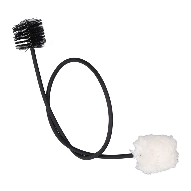 Saxophone Neck Cleaning Brush 50cm Bendable Metal Cotton Thread and