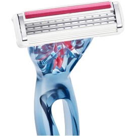 BIC Click 3 Soleil Sensitive Razor Blades for Women, Pack of 8 Refill for Nourishing Wet Razor with 3 Blades