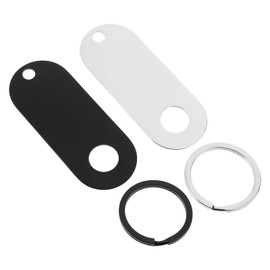 Briny River 2Pcs Stainless Steel Motorcycle Bell Hanger Bracket 25x63mm Fits for Most of Bells