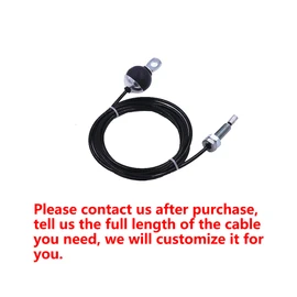 J Bryant Fitness Gym Replacement Cable 137" Fitness Pulley Thick 5mm Heavy Duty Steel Wire Rope for Home Gym Cable Pulley Machine Accessories