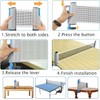 XUANZHI Retractable Table Tennis Net Replacement, Portable Ping Pong Net,170cm