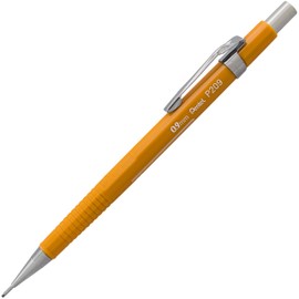 Pentel Sharp Mechanical Pencil, (0.9mm), Bold Line, Yellow Barrel, Pack of 4 (P209PF4G)