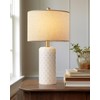 Cerriva 23" Ceramic Table Lamp Set of 2, 3-Way Dimmable