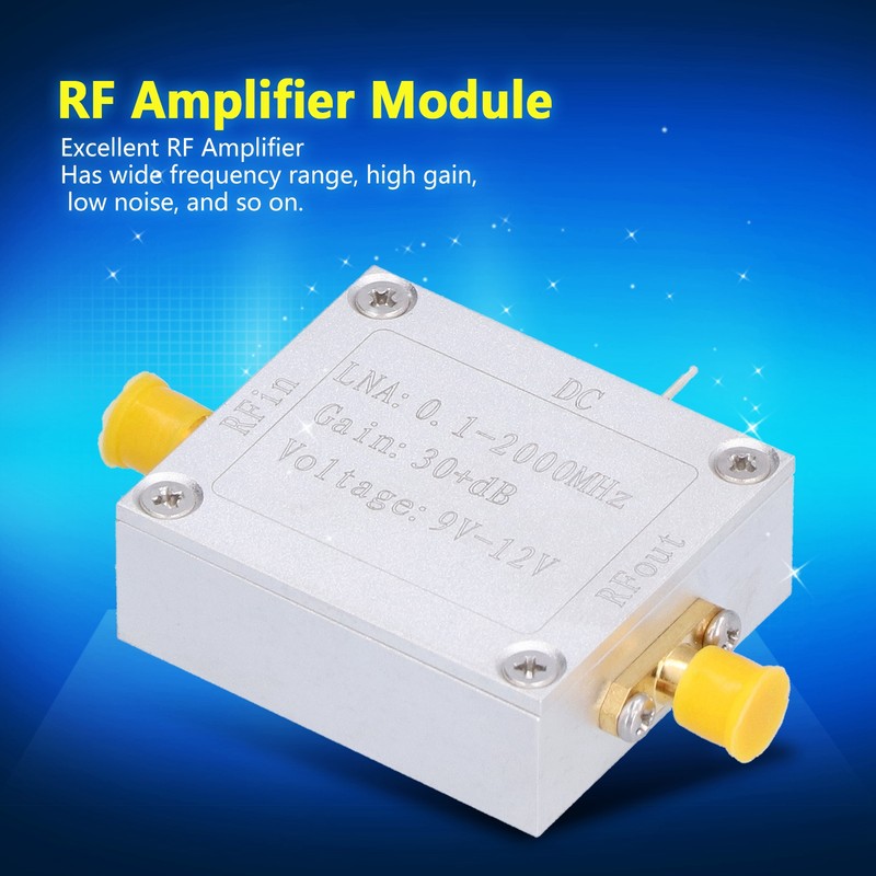RF Amplifier Broadband Module High Gain Board Low Noise Receiver