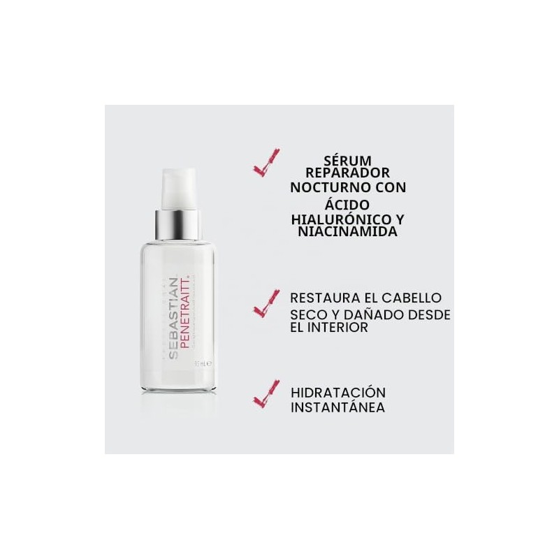 Penetraitt Overnight Repairing Serum by Sebastian for Unisex - 3.2