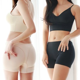 Waybe PerfectFit Boyshort Panty: Women's Underwear | Multipurpose Sanitary Panties for Women | Super LeakGuard, Large, Black
