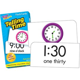 Trend Enterprises T-53108 Flash Cards Telling TIME-96/BOX