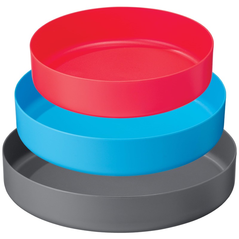 Msr Deep Dish Plate, red, small