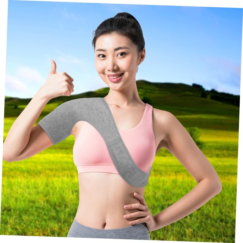 TOVINANNA Breathable Shoulder Compression Sleeve for Sports Shoulder Support Protective