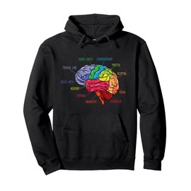 Anatomy Of The Brain Neurologist Gift Pullover Hoodie