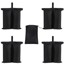 YELAIYEHAO 4 PCS Weights Bag for Pop up Canopy Tent Weighted Feet Bag Sand Bag with 1 pc Sandbag Storage Bag(Large-4pcs+Bag)