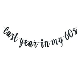 Cartel de último año en mis 60 – Feliz cumpleaños 69 / Saludos a 69 años y 69 fabulosos, suministros de decoración para fiesta de cumpleaños 69