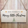 Second Ave Have Yourself A Merry Christmas Wooden Hanging Gift