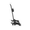 Wsays 22.25" Tall Sissy Bar One-Piece Passenger Backrest w/Pad Detach