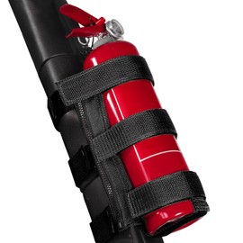 Voodonala Adjustable Roll Bar Fire Extinguisher Mount Holder 3 lb for Jeep Wrangler Unlimited CJ YJ LJ TJ JK JKU JL JLU 4XE,(Black,with Quick disassembly Zipper)