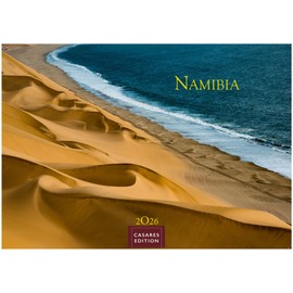 Namibia Kalender 2026 24x35 cm - Wandkalender mit atemberaubenden Landschaftsfotos und der Tierwelt.