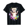 Ferret Splash Art Pet Lover Gift Funny Illustration T-Shirt
