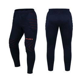 KELME Soccer Goalie Pants with Protection Pads Premium Hip and Knee Protection Kids Youth and Adults Sizes Dark Blue