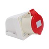 2pcs 4Pin Industrial Socket 32A 3 Phase IP67 Waterproof Insulated