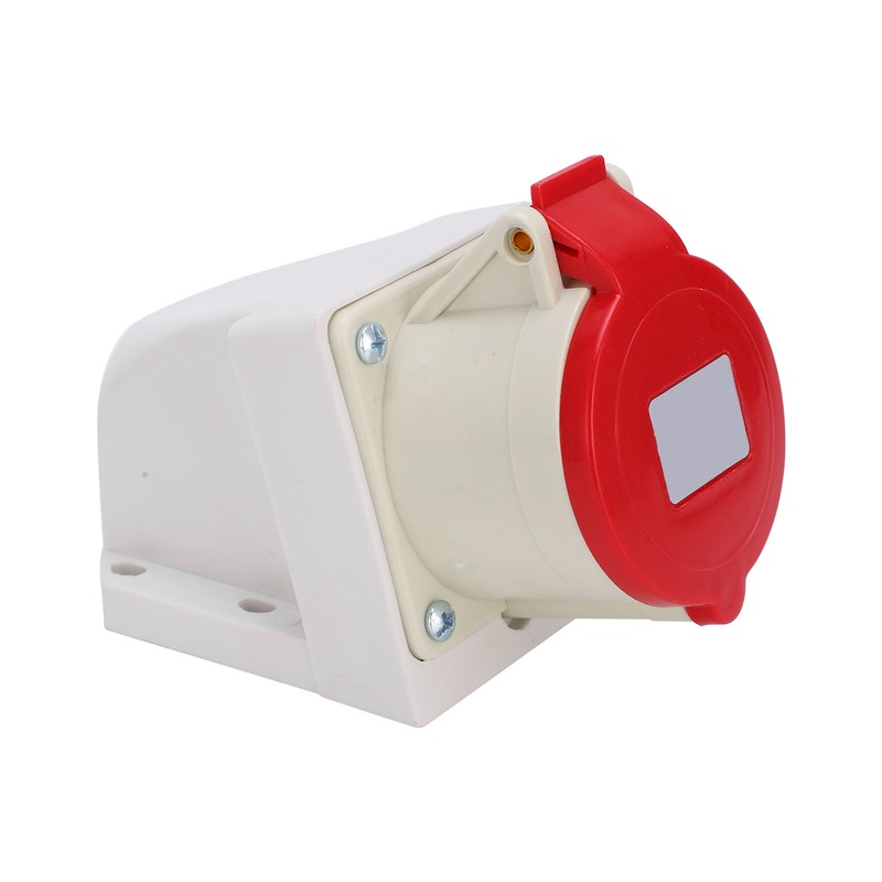 2pcs 4Pin Industrial Socket 32A 3 Phase IP67 Waterproof Insulated