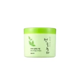 Wellcos 웰코스 과일나라 첫물녹차 프레시 클렌징크림 300g x 10개 Wellcos Fruitful First Dew Green Tea Fresh Cleansing Cream 300g x 10