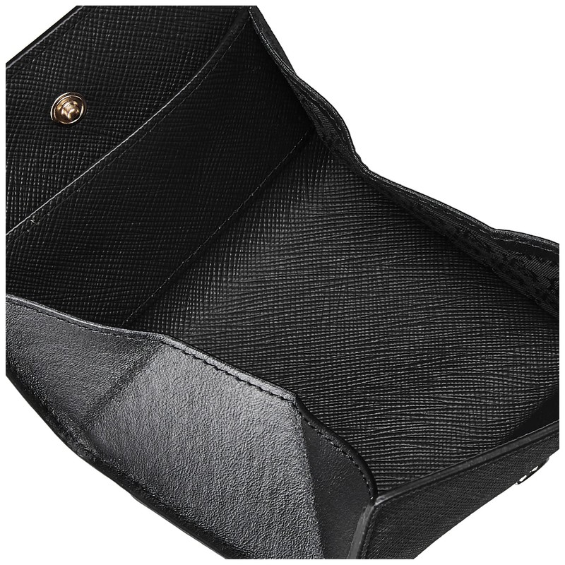 Dunhill Plain Men's Coin Purse, Black, Black, Free size