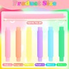 Zeuwets Pack of 18 Pop Tubes, Mini Pop Tubes Sensory