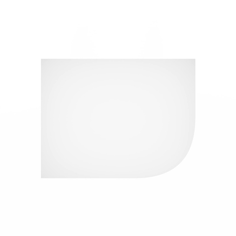 Furinno Pasir 4-Tier Corner Open Shelf Bookcase, White