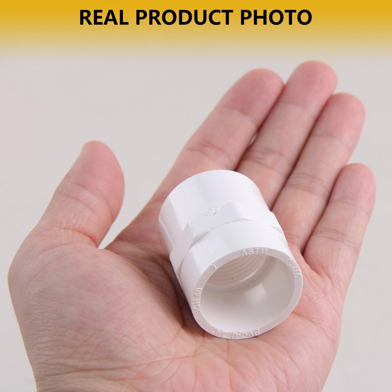 3/4" PVC Female Adapter – SCH40 Socket x NPT Female,