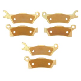 Traild Brass Brake Pad Set for Can-Am Outlander 450/500/570/650/700/850/1000 2013-2024 (Complete Vehicle Set)