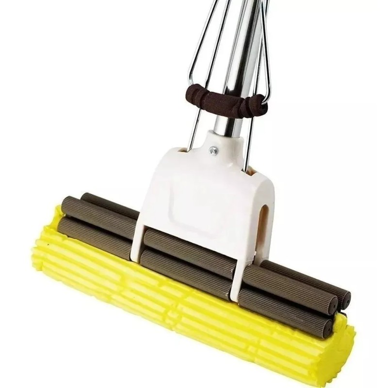 Misorel Trapeador Jalador Magic Mop Auto Exprimible De Esponja Hogar
