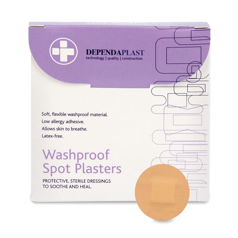Reliance Medical Dependaplast Washproof Spot Plasters (100 Box)