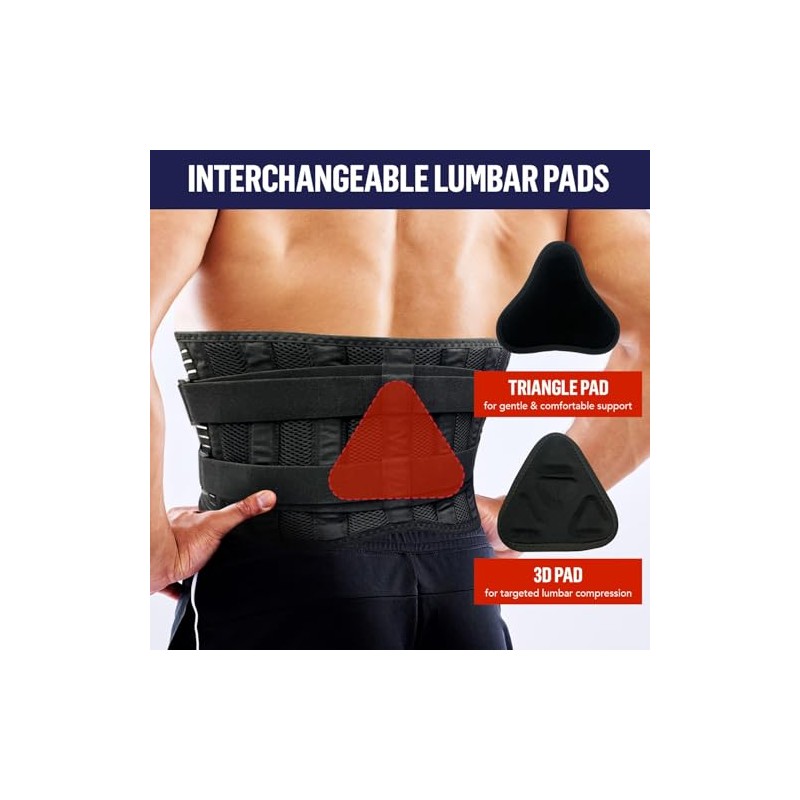 Dr. Arthritis Cinturón de soporte para la espalda, faja lumbar