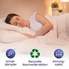 SLEEPZEN Waterproof Mattress Protector, Molleton 100% Cotton, Mattress Cover with
