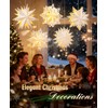 Luxspire 5 Pack Christmas Paper Star Lantern, 17.7” Hanging Paper