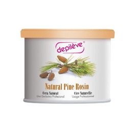 Depileve Cera para depilación con pino, cera de colofonia, 14 onzas, cera depilatoria de pino, cera fina para el cabello, cera para todo el cuerpo
